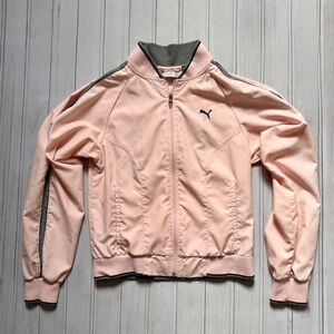 Pink Puma Zip Up Jacket Y2K